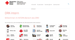 Desktop Screenshot of drk-intern.de