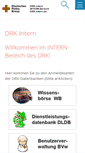 Mobile Screenshot of drk-intern.de
